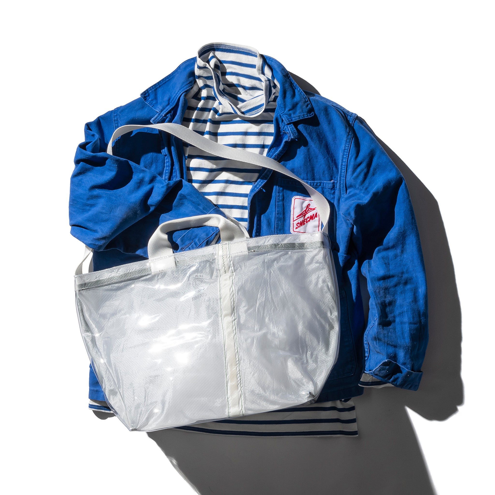 COVERED PARACHUTE SHOULDER BAG White – PUEBCO EUROPE