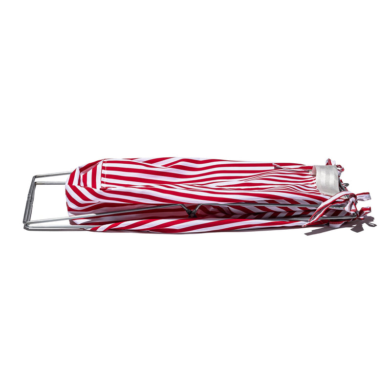 SHIRT FABRIC FOLDING LAUNDRY BASKET / Red Narrow Stripe – PUEBCO
