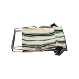 FOLDING BAG STORAGE FOR CAFÉ / Green Stripes