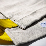 FOLDING BAG STORAGE FOR CAFÉ / Ivory - Black Mix