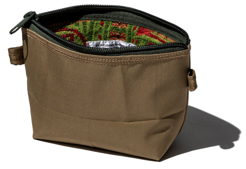 RUBBERIZED HOOD FABRIC x JACQUARD POUCH - LIM.ED.