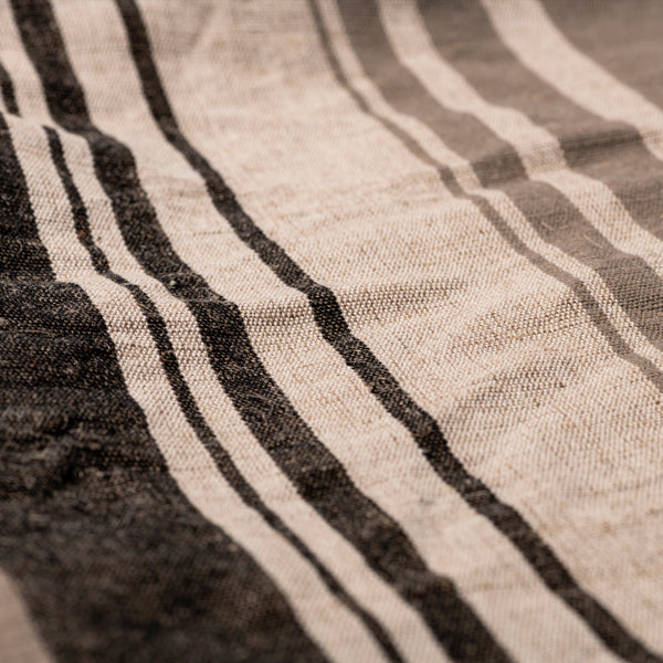 COTTON JUTE STRIPE APRON