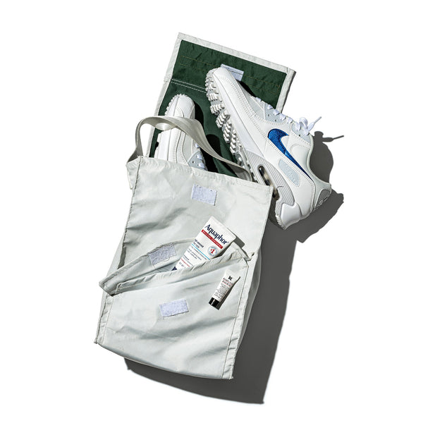 GIACCA DA NEVE CONVERTITA IN BORSA PER SCARPE
