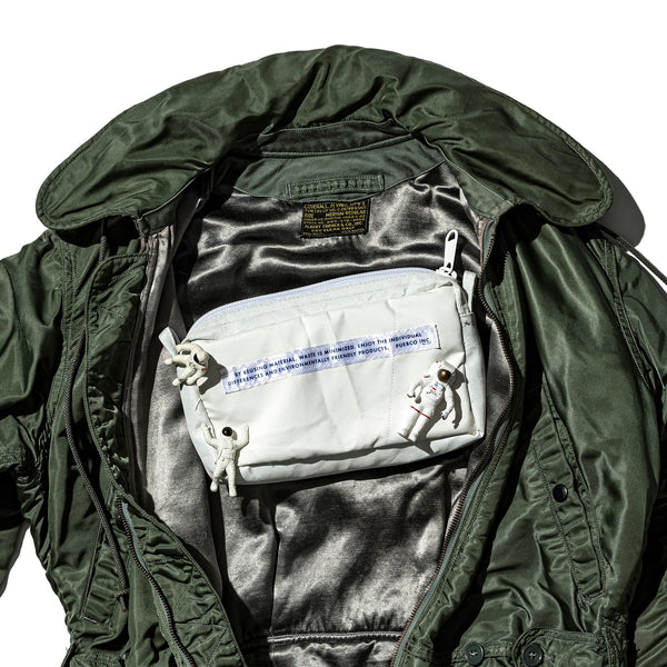 SNOW JACKET CONVERTED TO POUCH