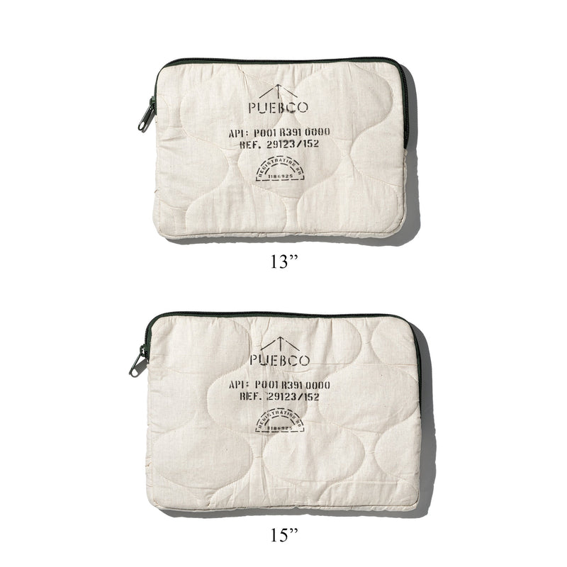 QUILTED LAPTOP CASE / 13"