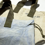 VINTAGE POSTAL BAG CONVERTED TO TOTE W/ZIPPER - LIM.ED.