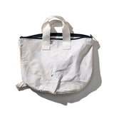 VINTAGE POSTAL BAG CONVERTED TO TOTE W/ZIPPER - LIM.ED.