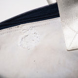 VINTAGE POSTAL BAG CONVERTED TO TOTE W/ZIPPER - LIM.ED.