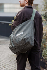 VINTAGE MATERIAL SHOULDER BAG