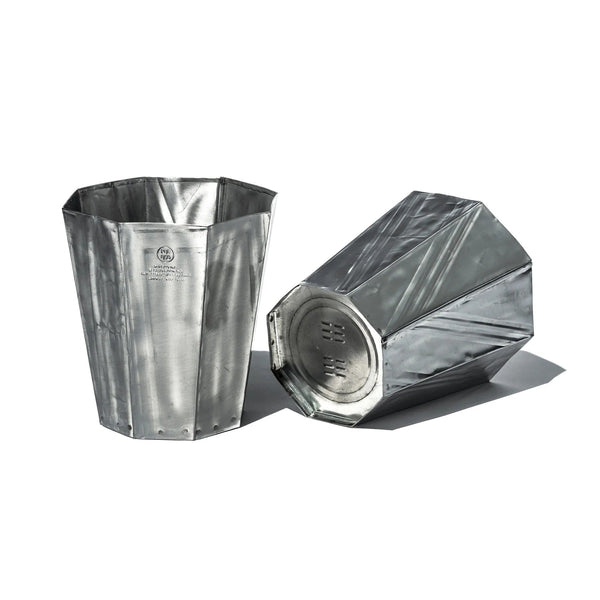 RECYCLE STEEL TRASH CAN / Octagon
