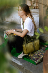 VINTAGE PARACHUTE LIGHT 2-WAY BAG / Olive