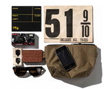 RUBBERIZED HOOD FABRIC x JACQUARD POUCH - LIM.ED.