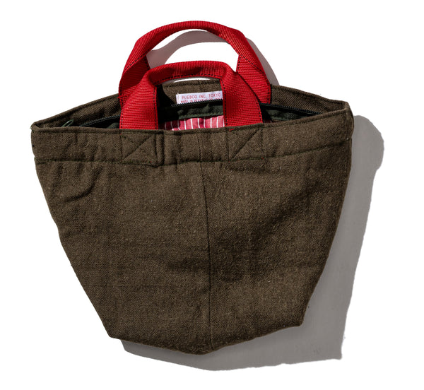 VINTAGE WOOL GARMENTS ZIP TOTE - LIM.ED.