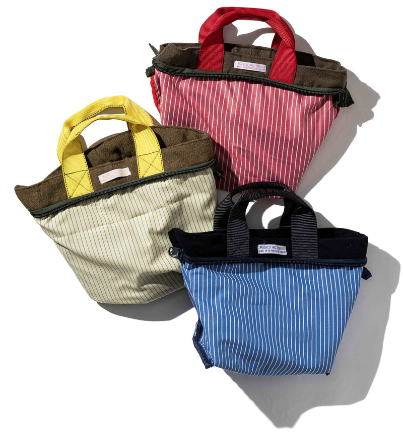 VINTAGE WOOL GARMENTS ZIP TOTE - LIM.ED.