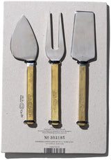 ENGRAVED CHEESE KNIFE SET OF 3