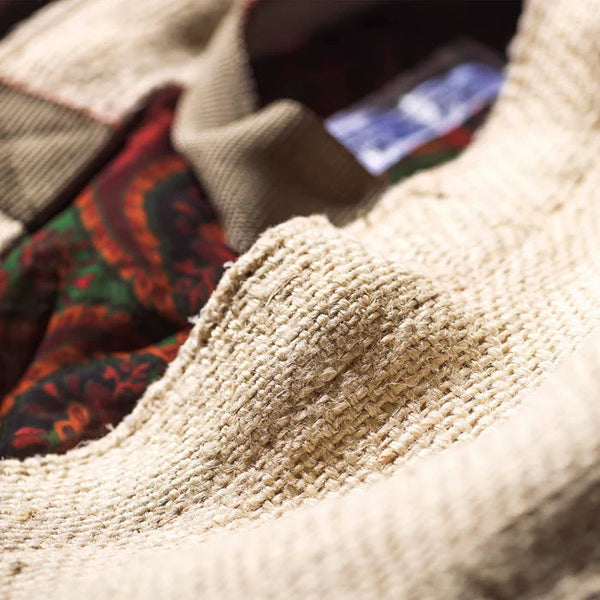 JUTE GRAIN SHOULDER BAG