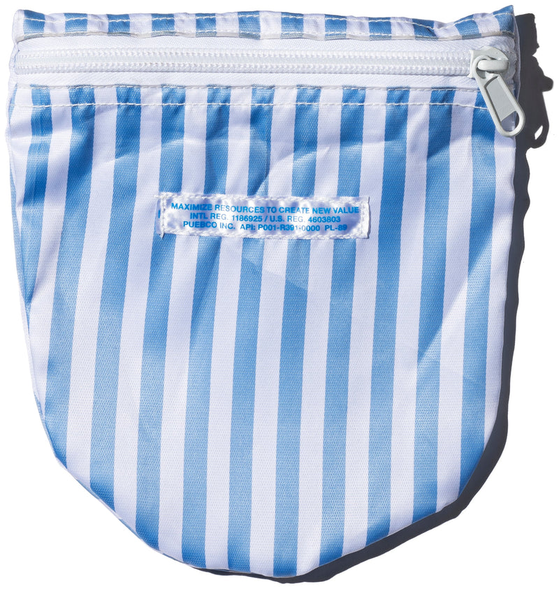 SCHOOL TIE FABRIC SEMICIRCLE POUCH