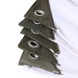 COTTON TOWEL WITH VINTAGE EYELET / Square