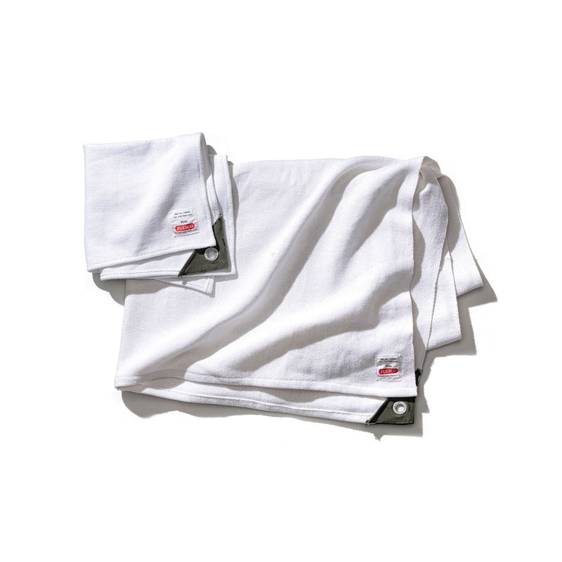 COTTON TOWEL WITH VINTAGE EYELET / Square