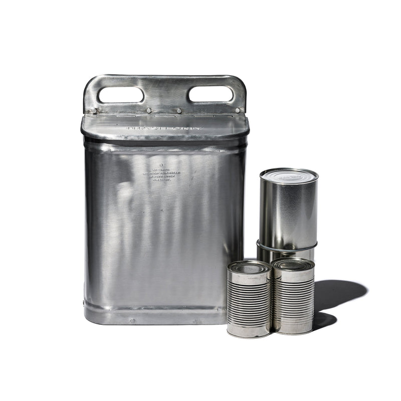 ALUMINIUM TRASHCAN