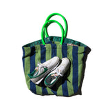 POOL BAG PATTERN LINING / Green Tube